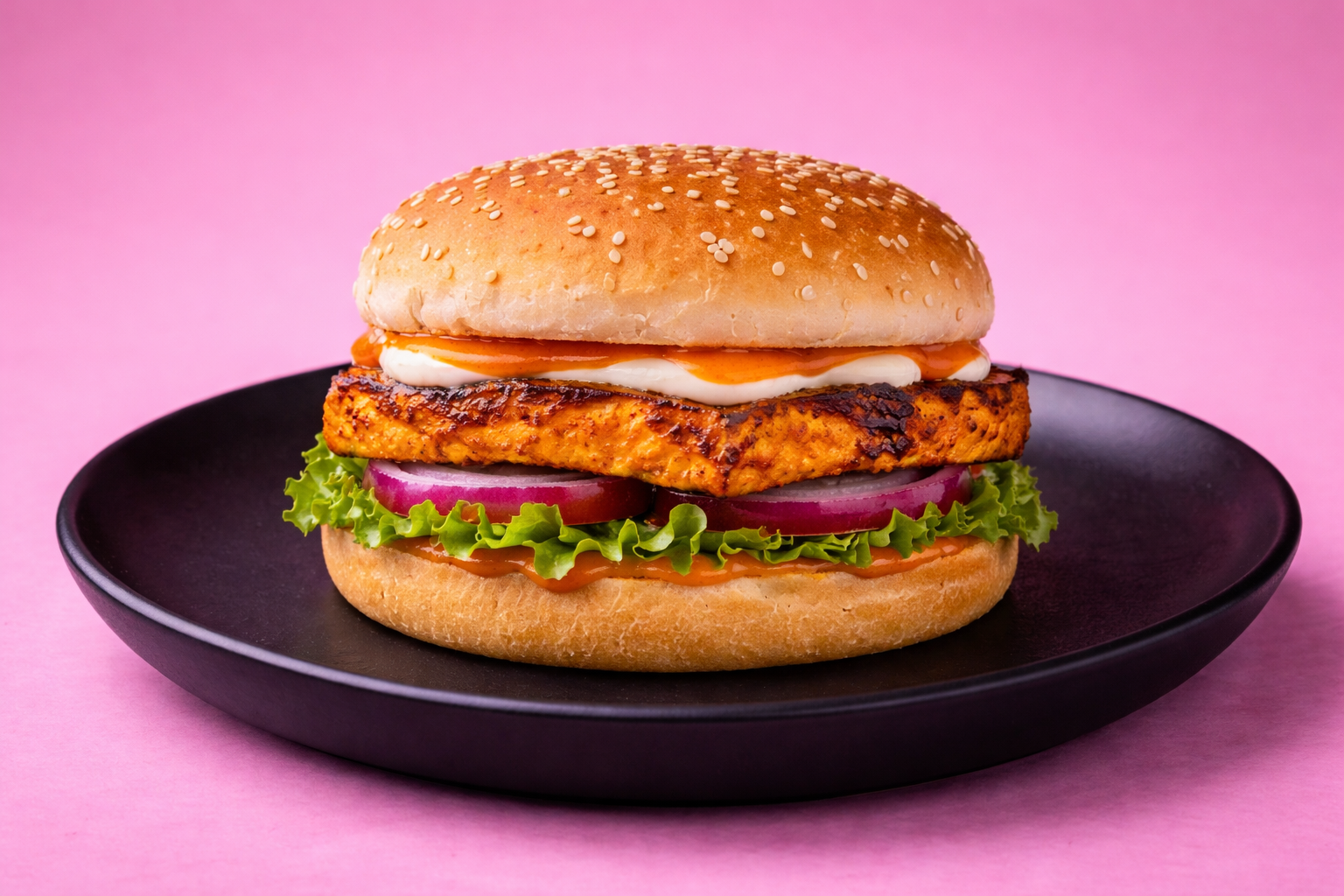 Tandoori Twist Paneer Burger 